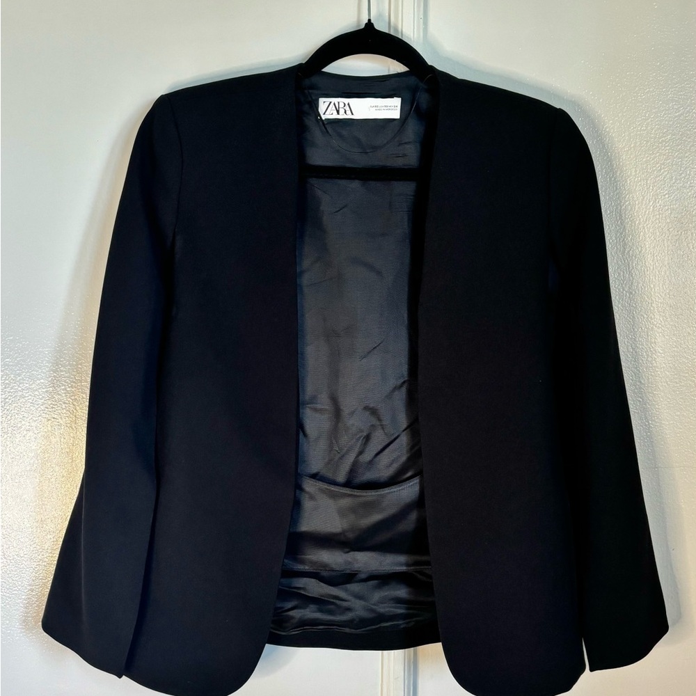 Zara Women's Black Jacket Blazer Size XS